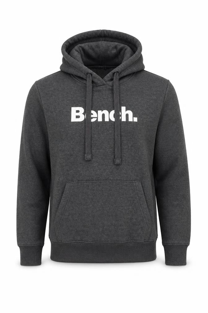 Mens UK Size L Bench Grey Pullover Hoodie