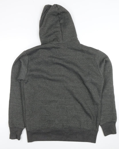Mens UK Size L Bench Grey Pullover Hoodie
