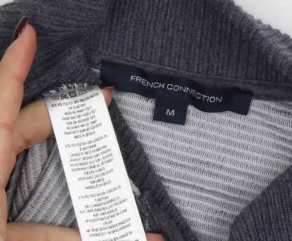 Womens UK Size M French Connection Grey Pullover Jumper