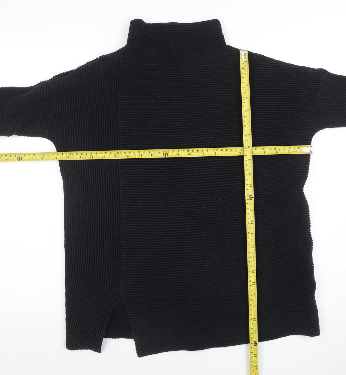Womens UK Size S French Connection Black Tunic Blouse