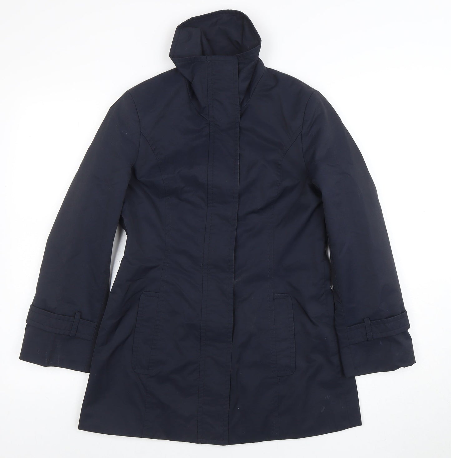 Womens UK Size 6 Precis Petite Blue Trench Coat