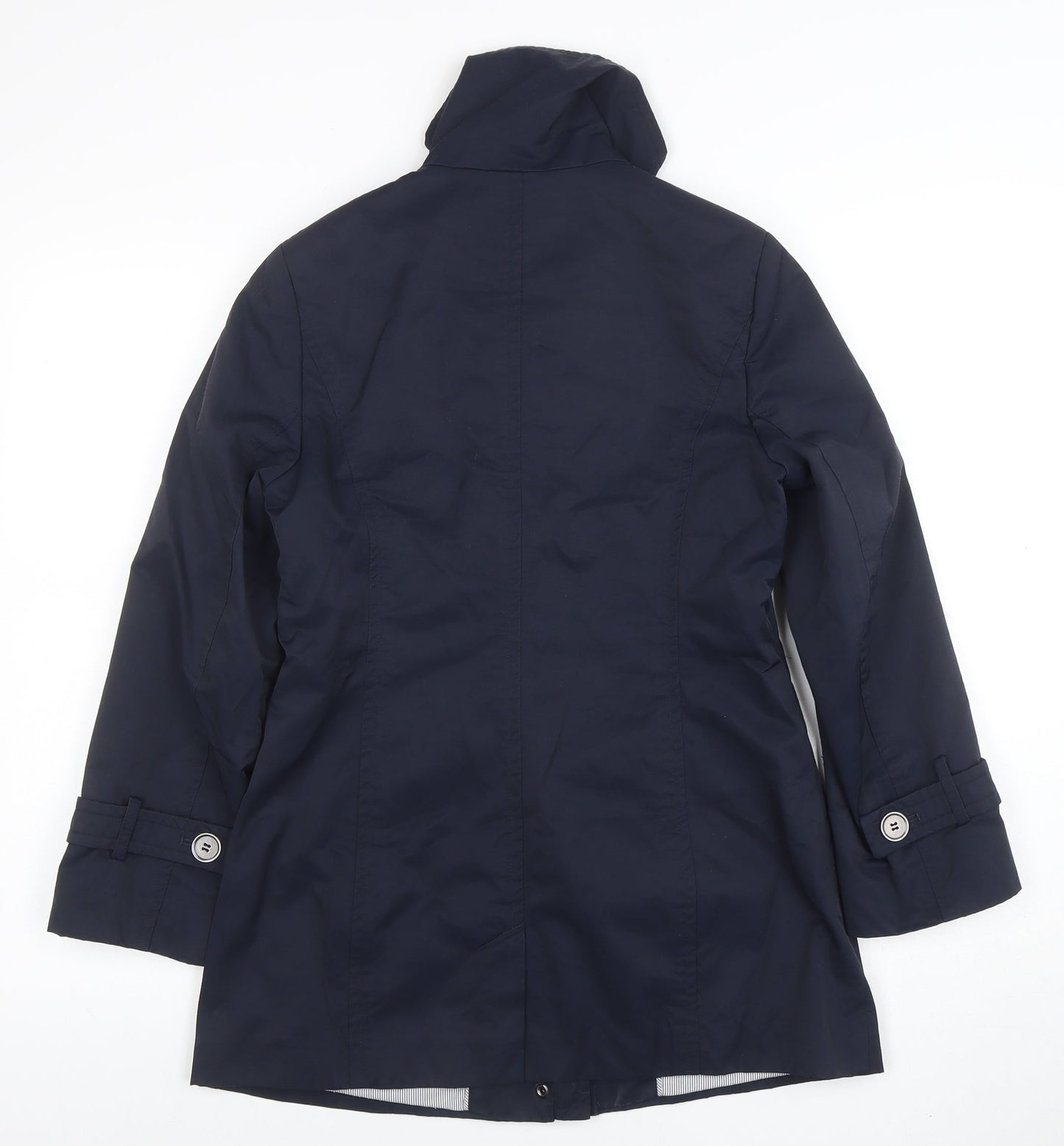 Womens UK Size 6 Precis Petite Blue Trench Coat