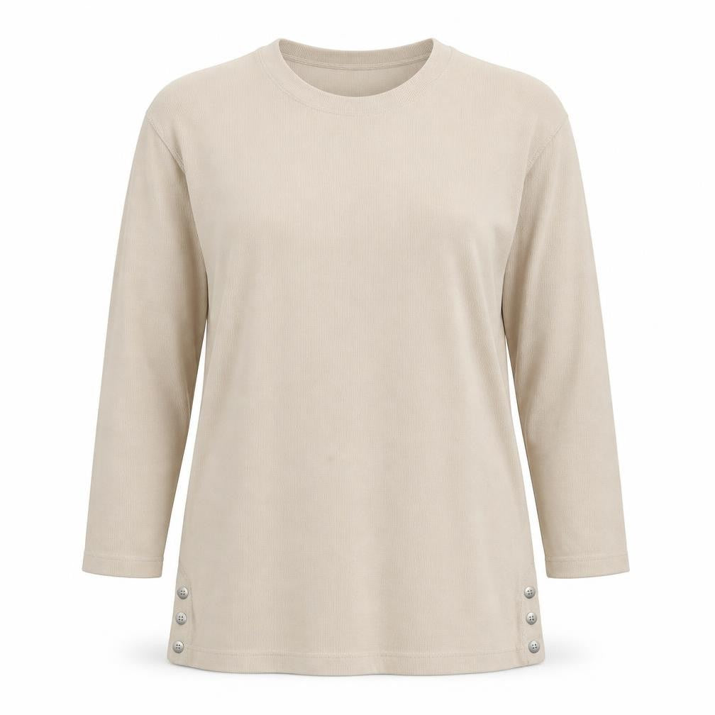 Womens UK Size M South Lodge Beige Basic T-Shirt