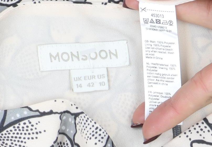 Womens UK Size 14 Monsoon Sheath Dress