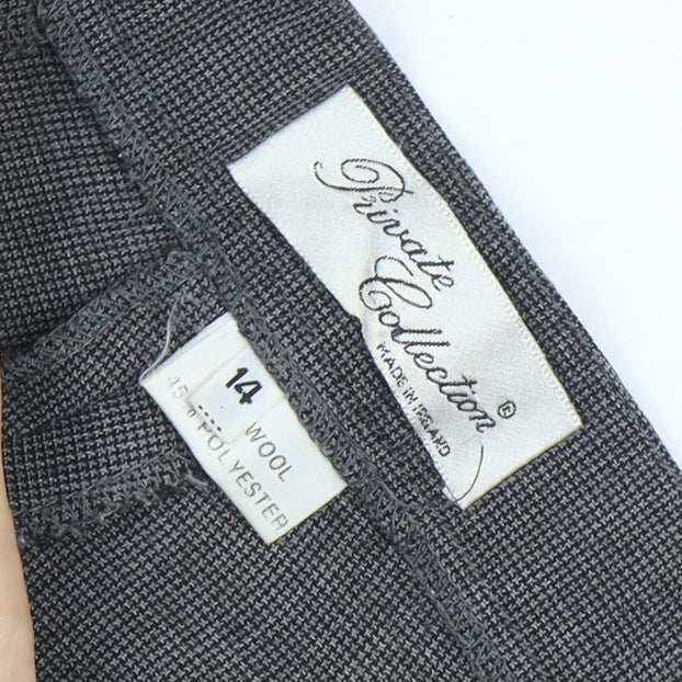 Womens UK Size 14 Private Collection Classic Fit Dress Pants Grey Trousers