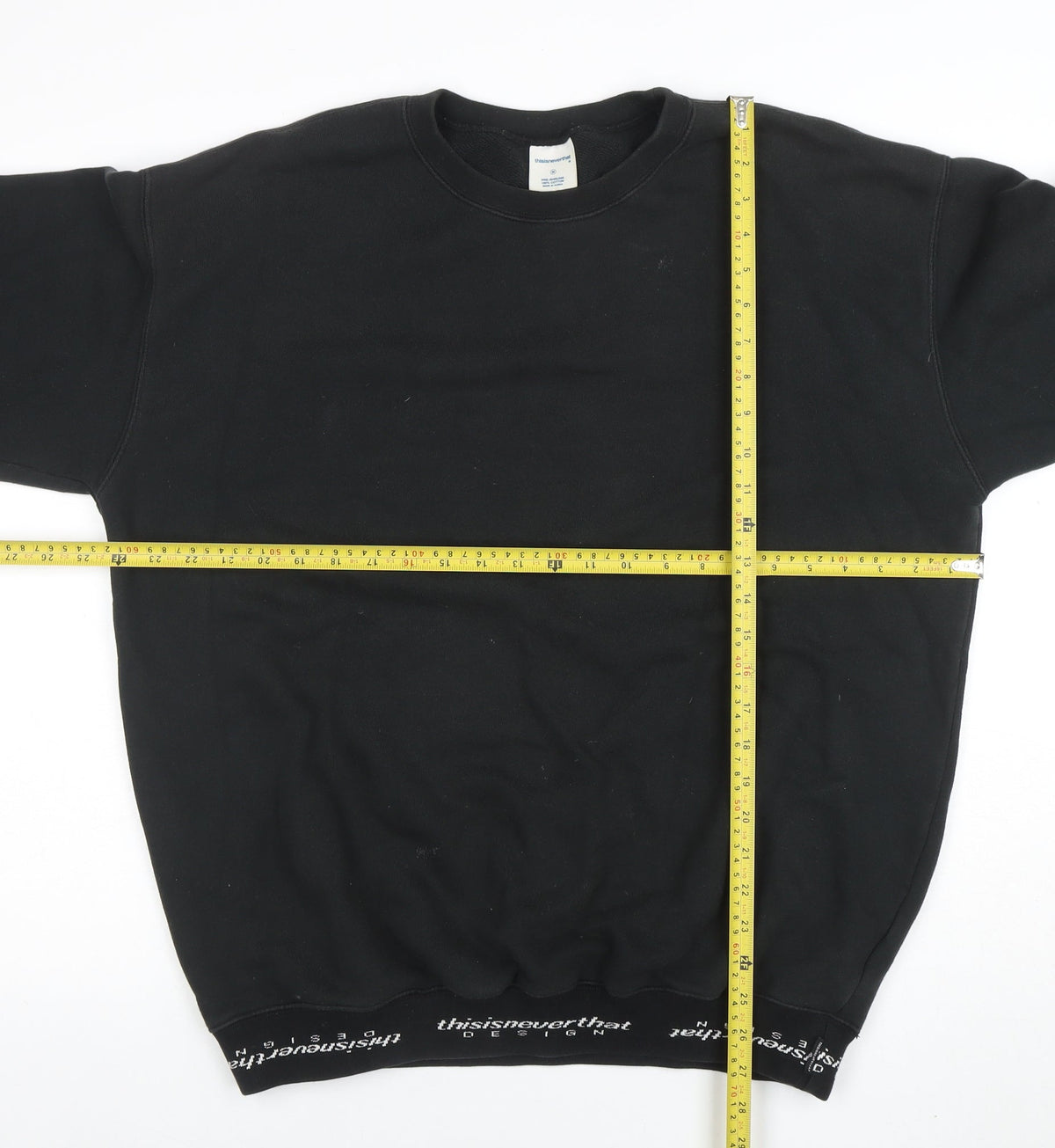 Mens UK Size M thisisneverthat Black Pullover Sweatshirt