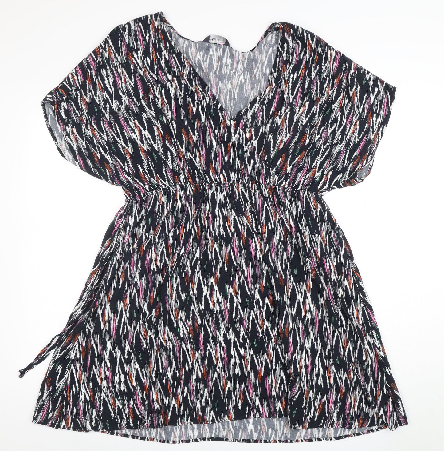 Marks and Spencer Women’s Multicoloured V-Neck Blouson Dress Size 16