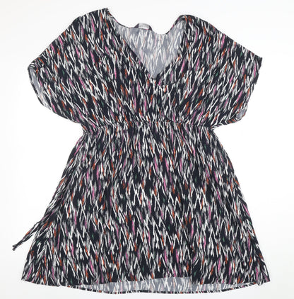 Marks and Spencer Women’s Multicoloured V-Neck Blouson Dress Size 16