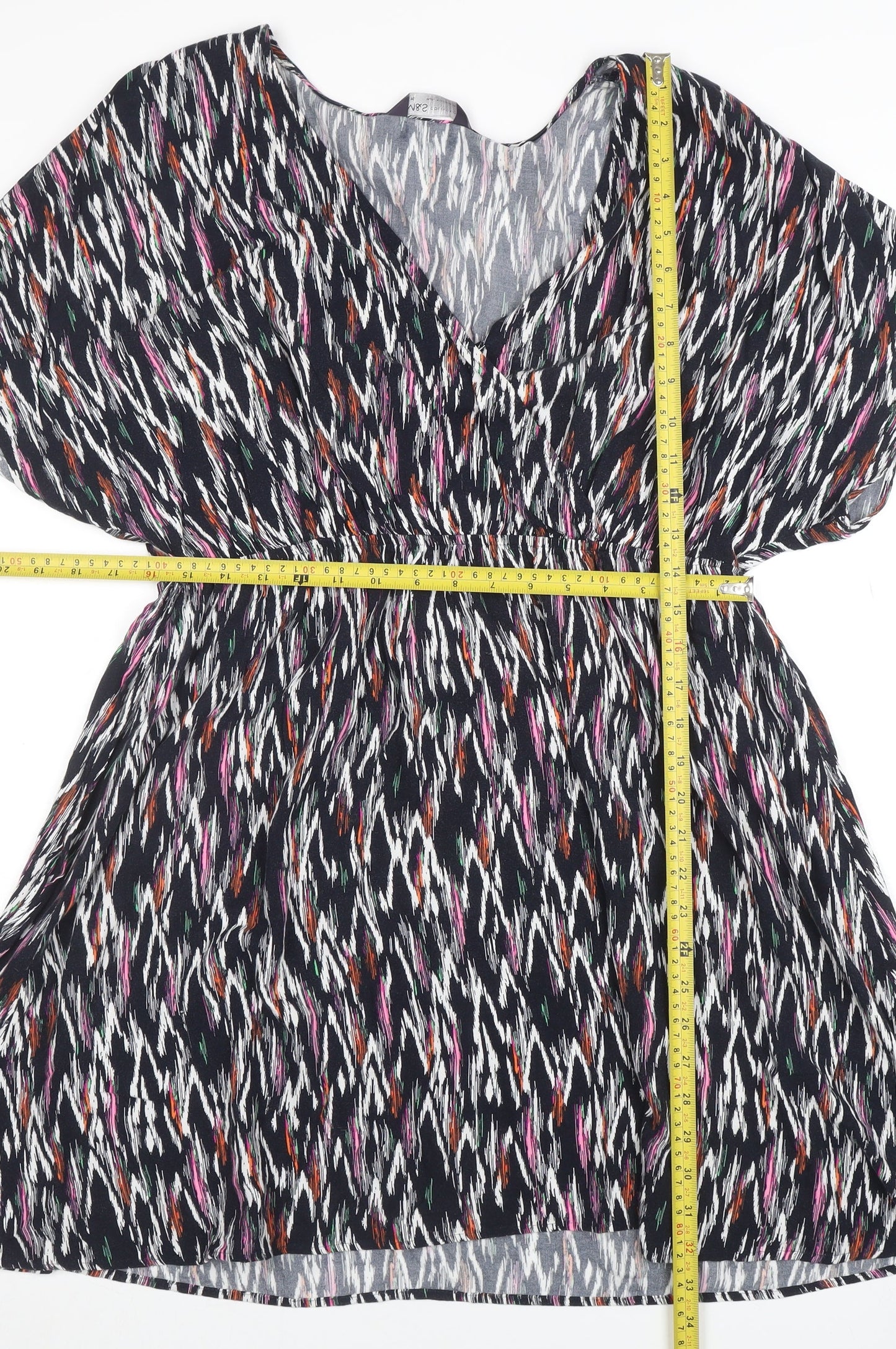 Marks and Spencer Women’s Multicoloured V-Neck Blouson Dress Size 16