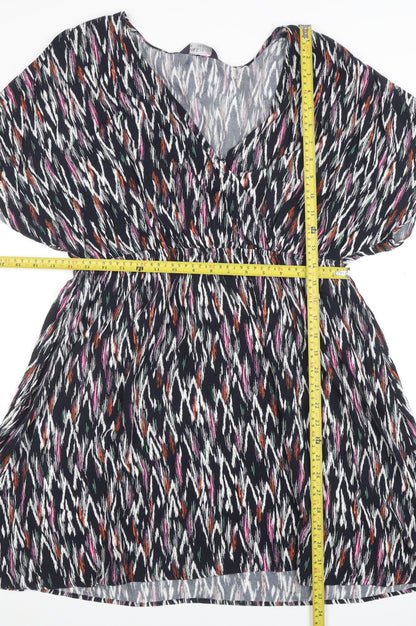 Marks and Spencer Women’s Multicoloured V-Neck Blouson Dress Size 16