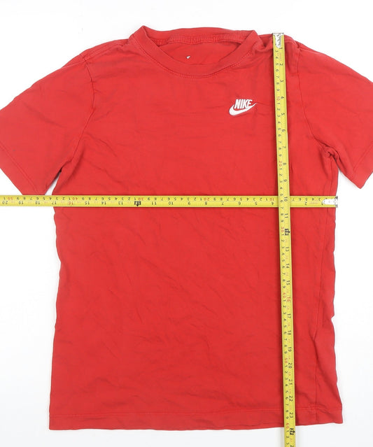 Boys UK Size XL Nike Red Basic T-Shirt