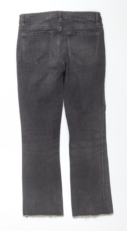 Womens UK Size 26 Free People Slim Fit Straight Grey Jeans