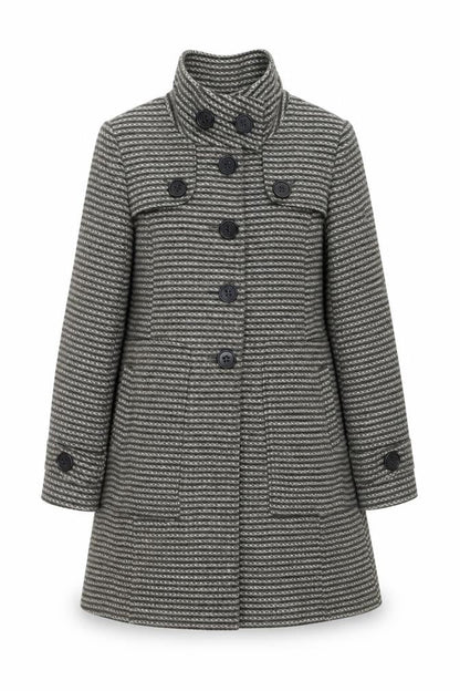Womens UK Size 10 NEXT Grey Pea Coat