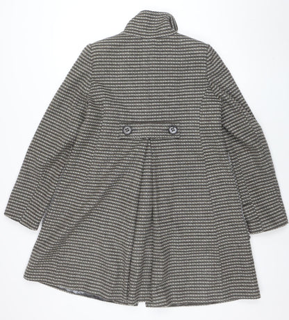 Womens UK Size 10 NEXT Grey Pea Coat