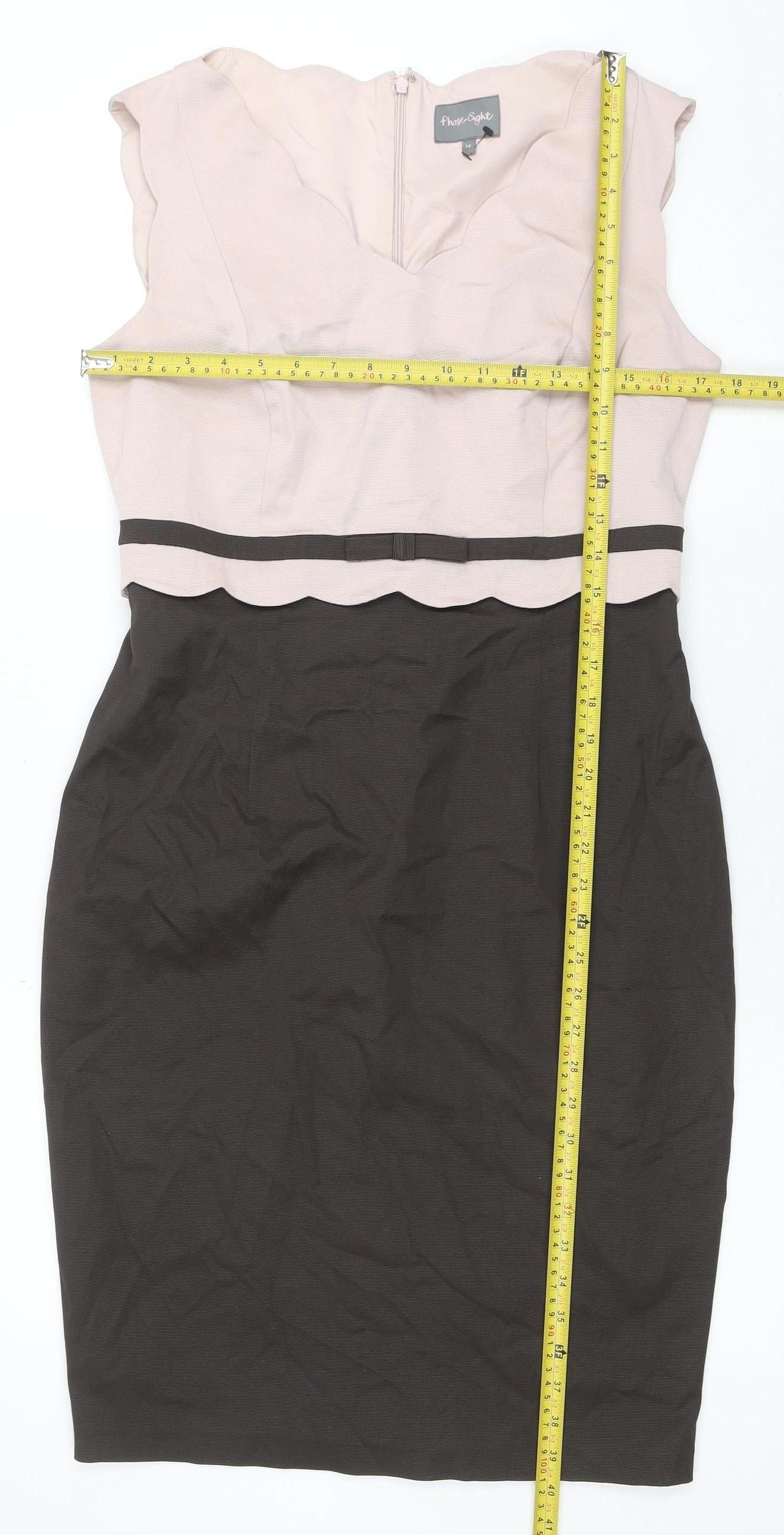 Womens UK Size 14 Phase Eight Sheath Dress