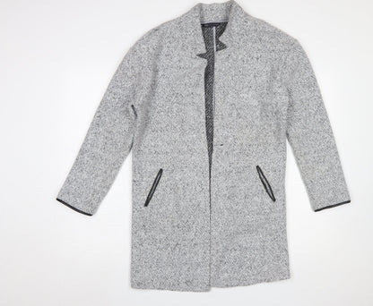 Womens UK Size 10 Marks and Spencer Grey Cardigan Jumper