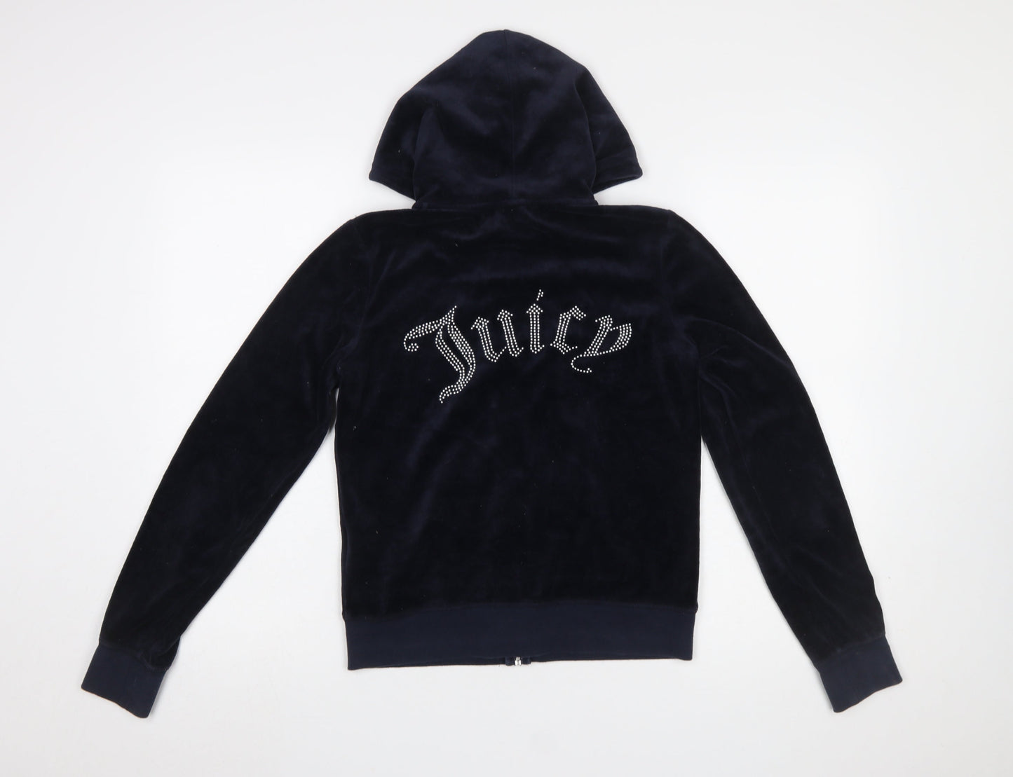 Womens UK Size S Juicy Couture Blue Full Zip Hoodie