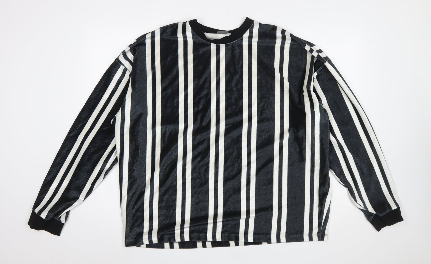 Womens UK Size L ASOS Black Basic T-Shirt