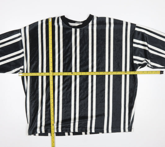 Womens UK Size L ASOS Black Basic T-Shirt
