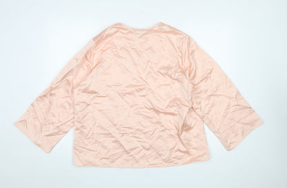 Womens UK Size 10 Marks and Spencer Pink Tunic Blouse