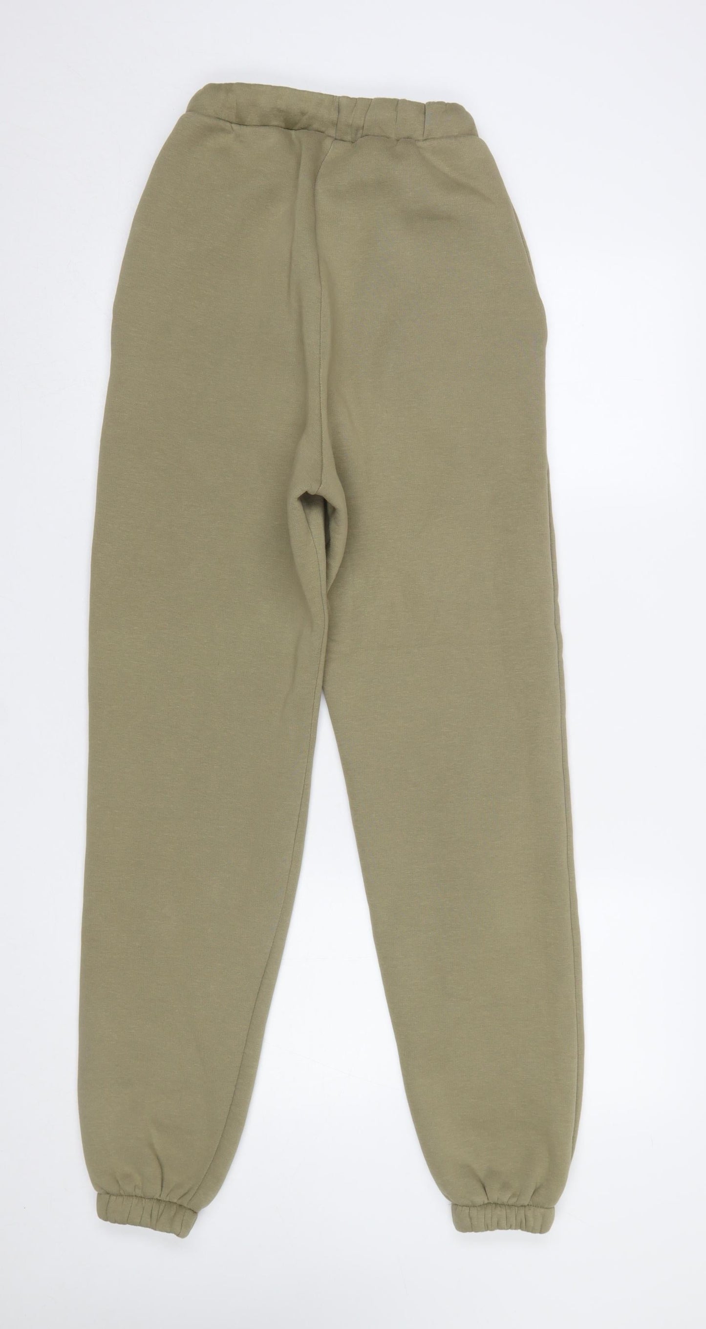 Womens UK Size 4 ASOS DESIGN Regular Fit Jogger Green Trousers