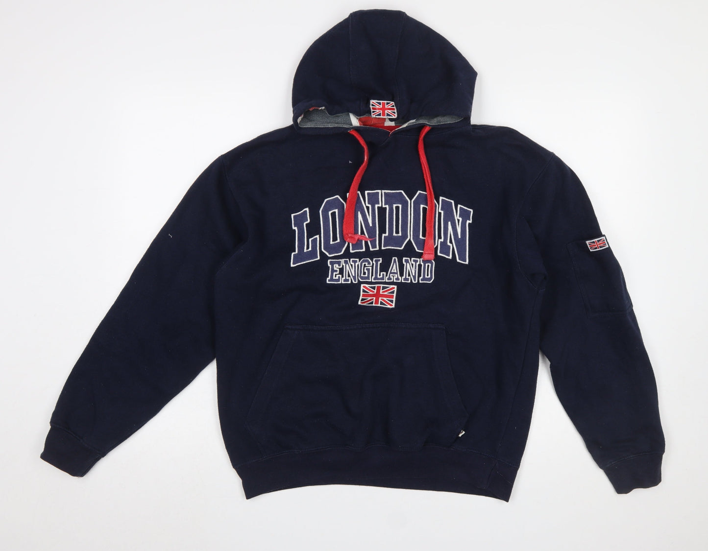 Womens UK Size XS S.O.L.L. Blue Pullover Hoodie
