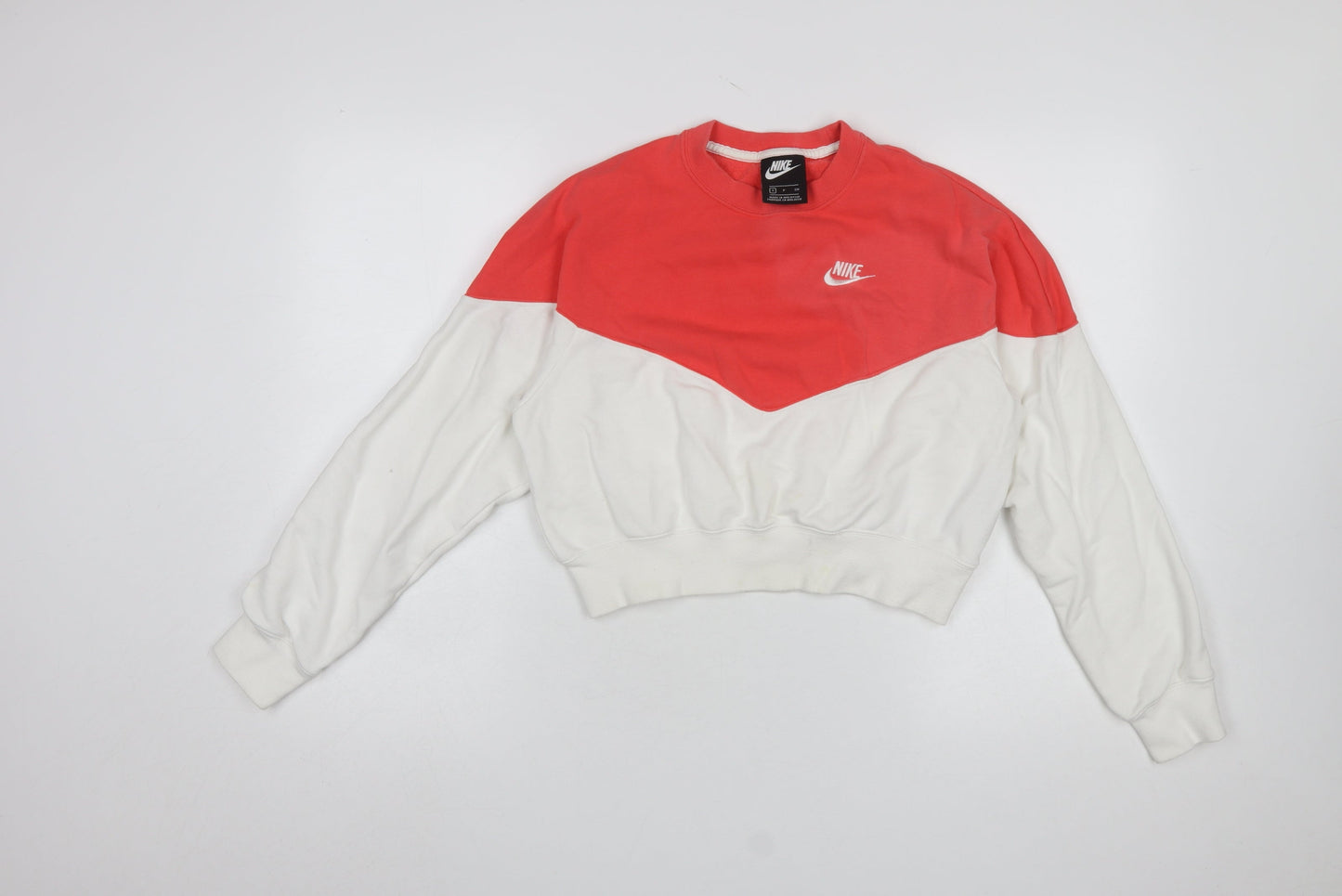 Womens UK Size S Nike Multicoloured Pullover Sweatshirt