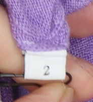 Womens UK Size 10 Sandro Purple Pullover Jumper