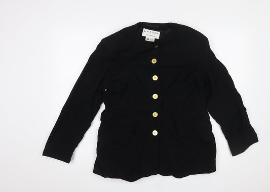 Womens UK Size 14 Jaeger Regular Black Blazer