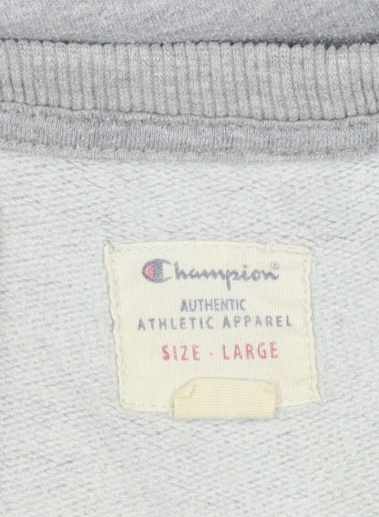 Mens UK Size L Champion Grey Pullover Sweatshirt