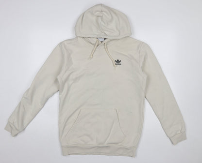Mens UK Size S adidas Beige Pullover Hoodie
