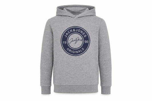 Boys UK Size 152 JACK & JONES Grey Pullover Hoodie