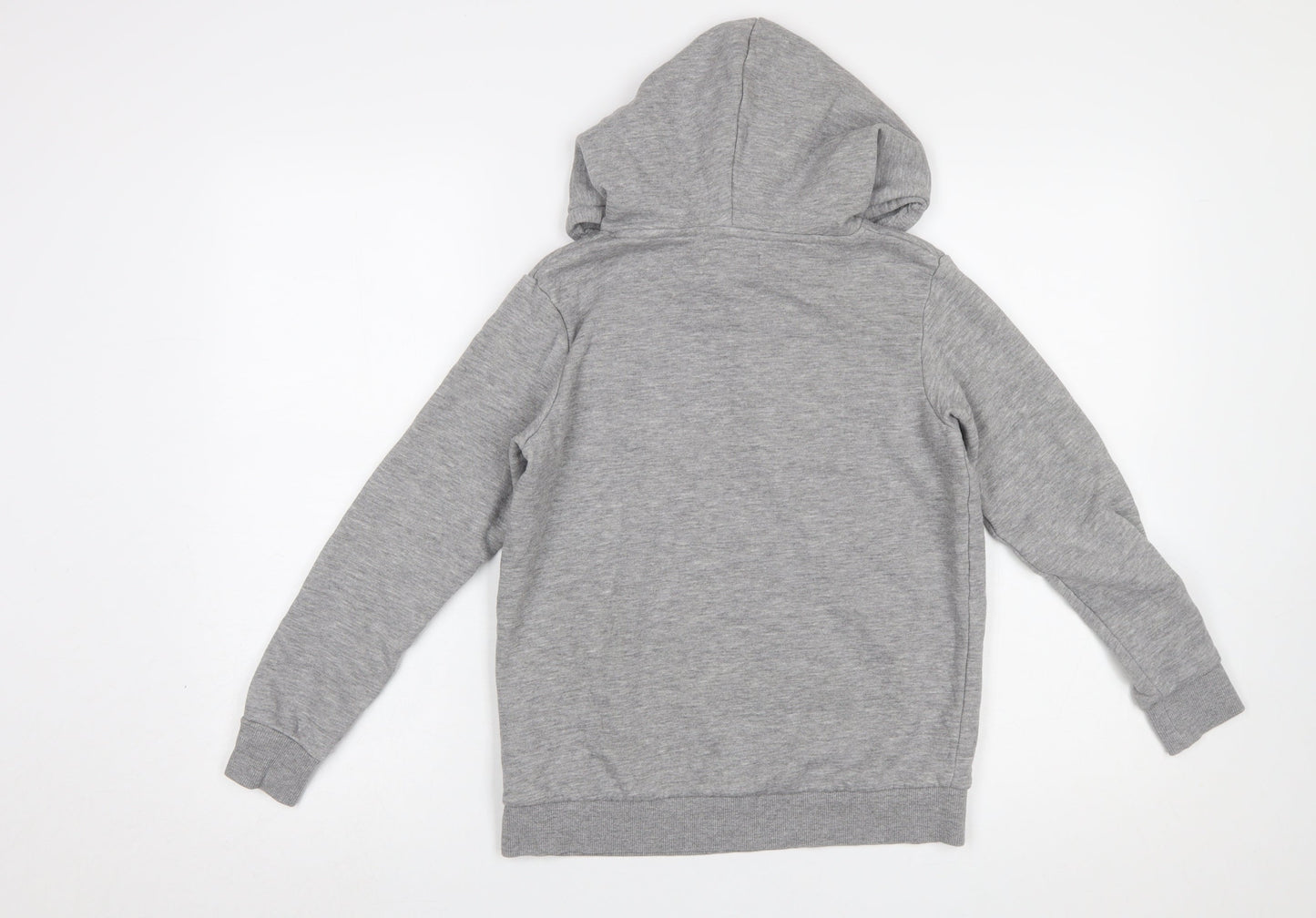 Boys UK Size 152 JACK & JONES Grey Pullover Hoodie