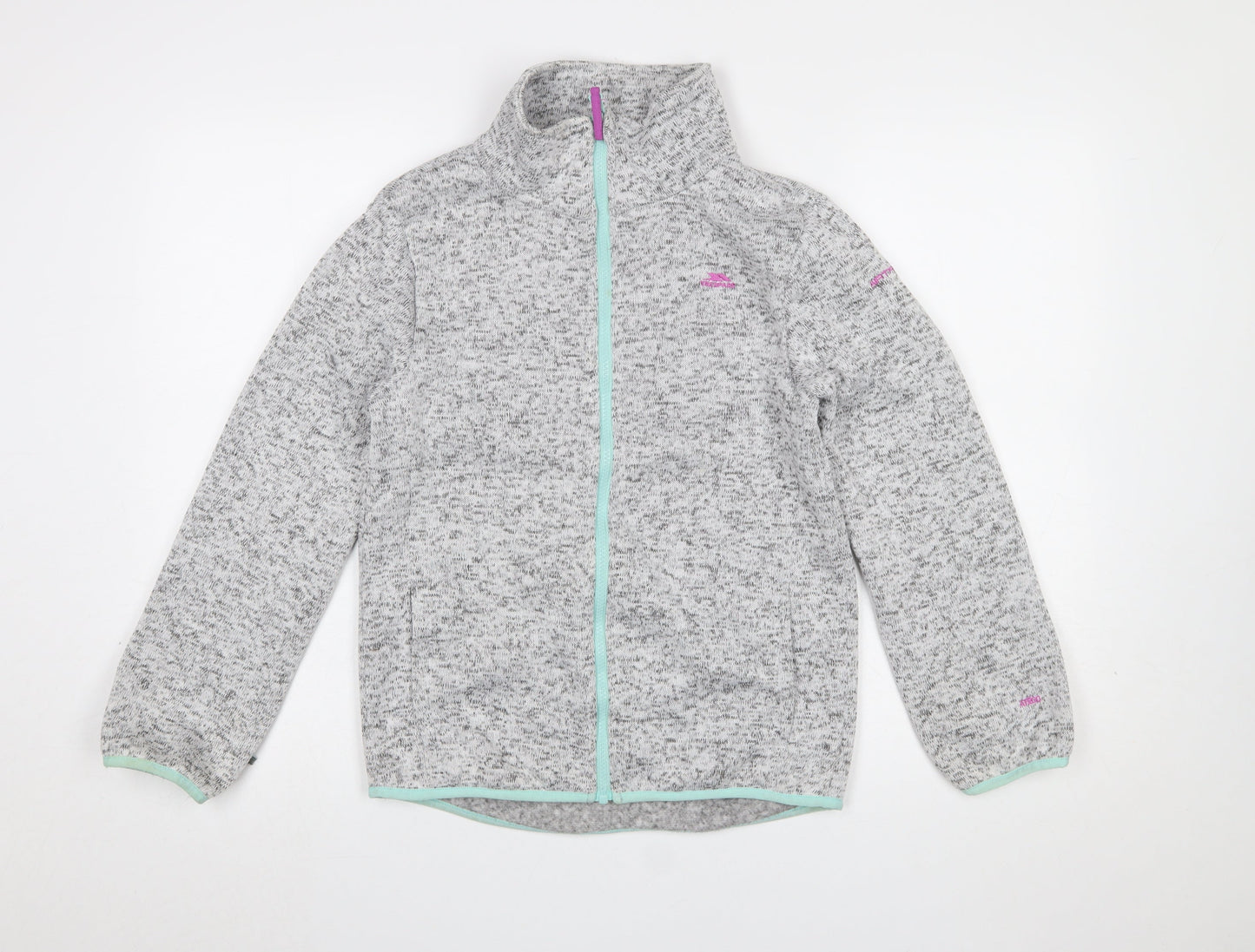 Girls UK Size 11-12 Years Trespass Grey Basic Jacket