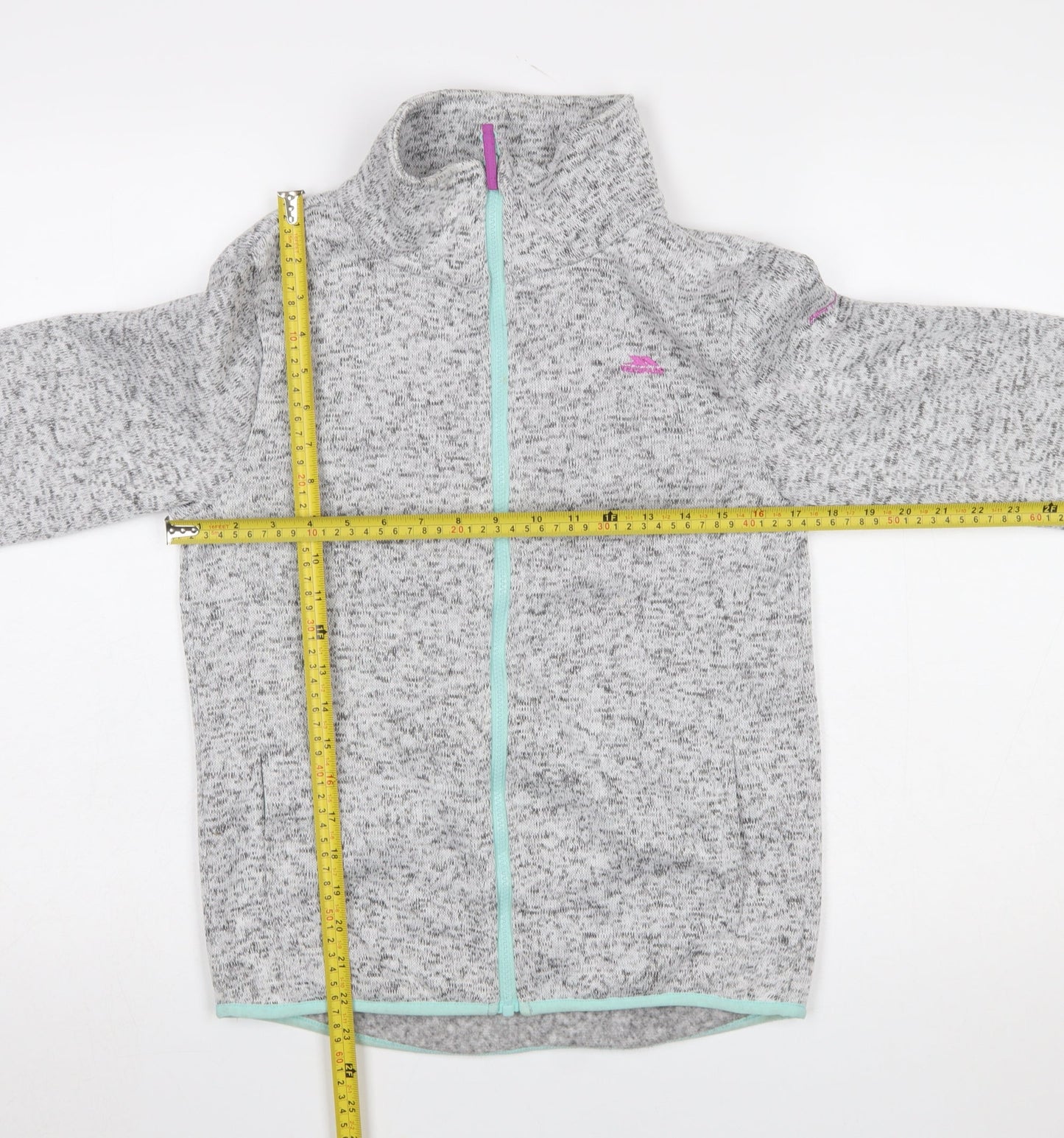 Girls UK Size 11-12 Years Trespass Grey Basic Jacket