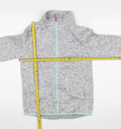 Girls UK Size 11-12 Years Trespass Grey Basic Jacket