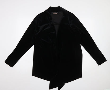 Womens UK Size 20 Marks and Spencer Black Wrap Blouse
