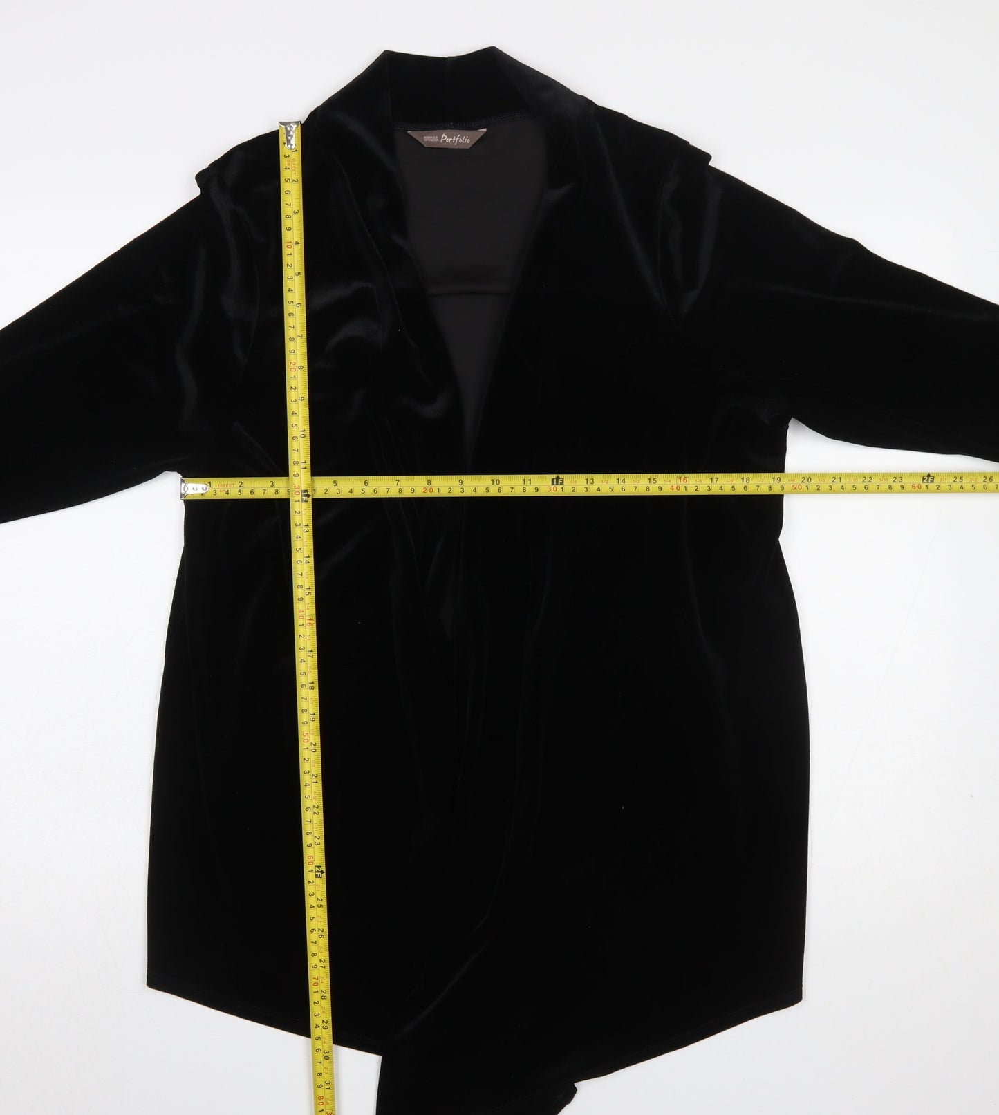Womens UK Size 20 Marks and Spencer Black Wrap Blouse