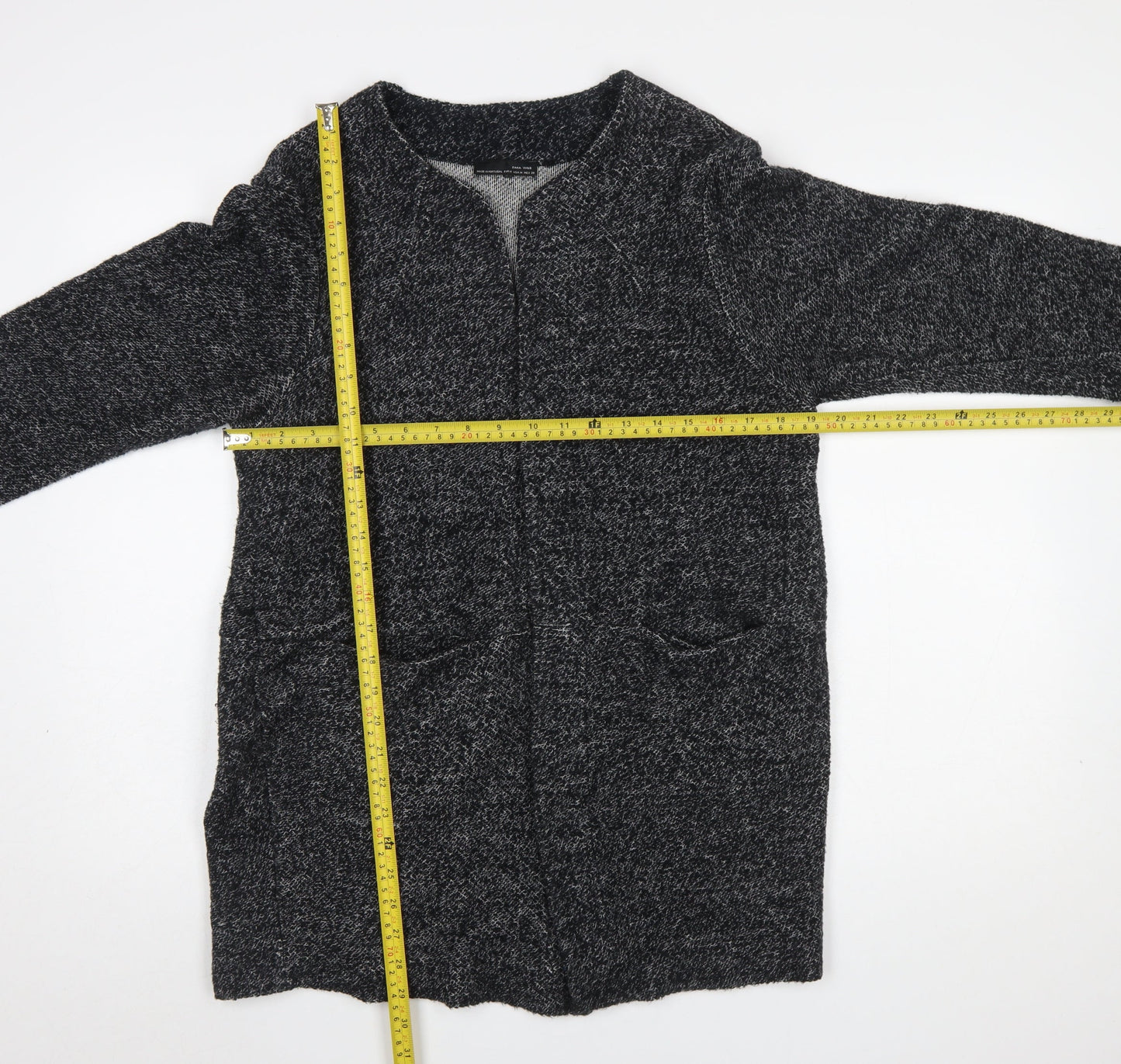 Womens UK Size 12 Zara Grey Cardigan Jumper
