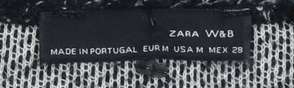 Womens UK Size 12 Zara Grey Cardigan Jumper