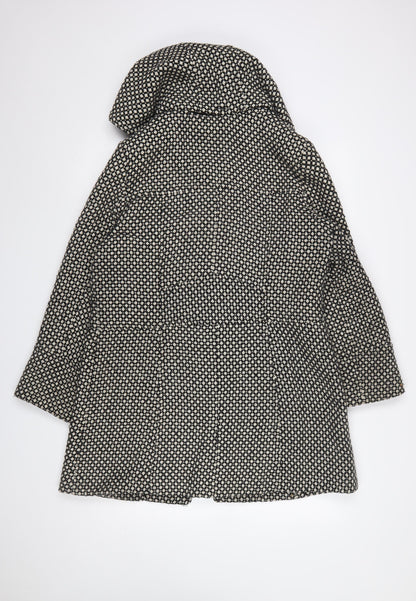 Womens UK Size 16 Autonomy Black Duffle Coat
