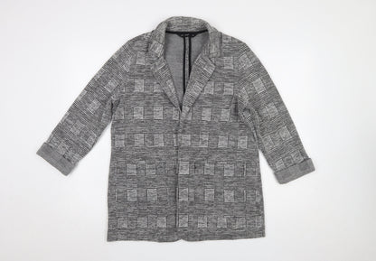 Womens UK Size 12 F&F Regular Grey Blazer