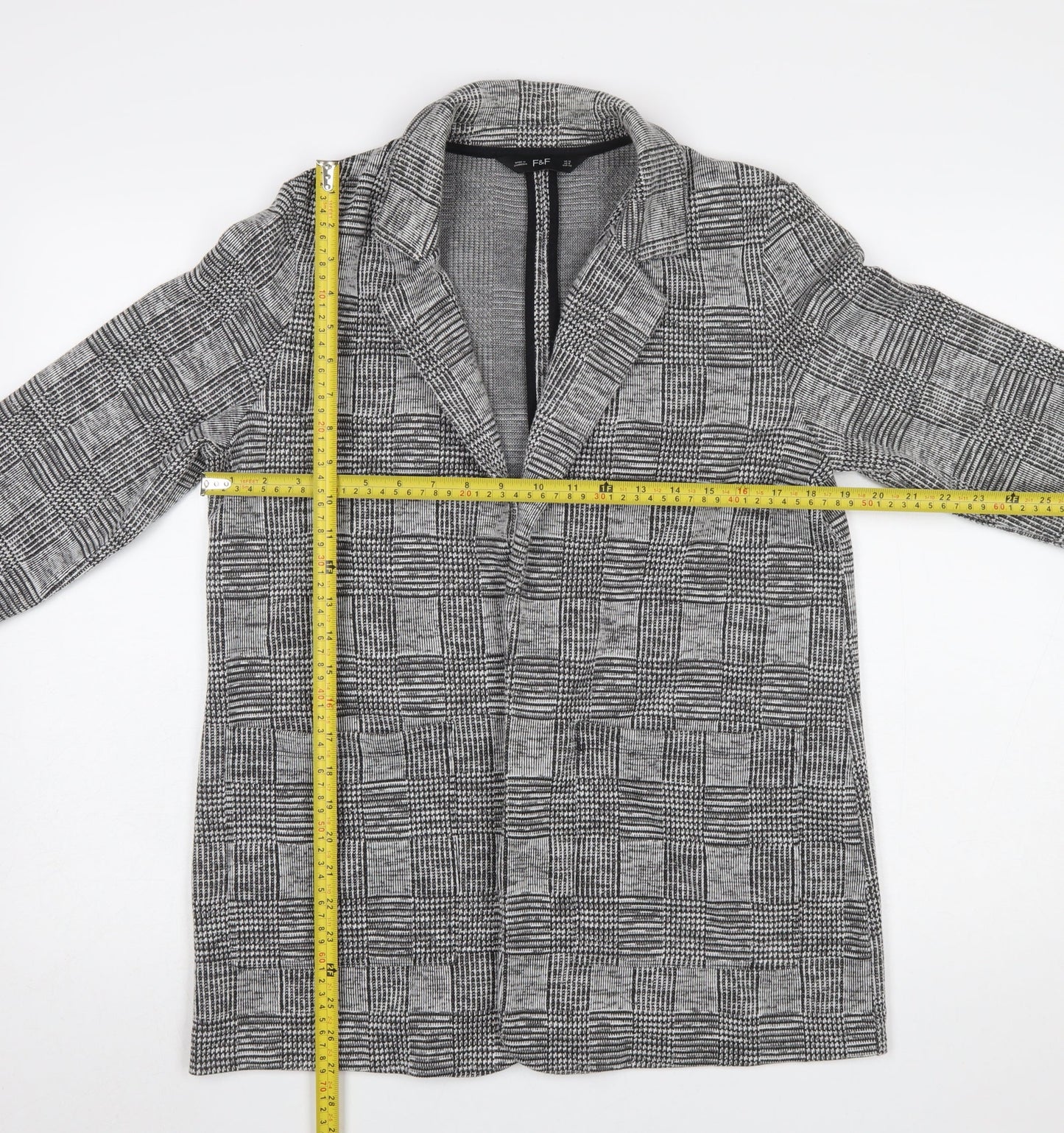 Womens UK Size 12 F&F Regular Grey Blazer