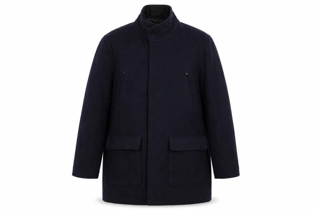 Mens UK Size XL Tokyo Laundry Black Overcoat