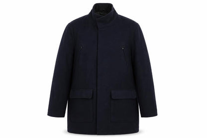 Mens UK Size XL Tokyo Laundry Black Overcoat