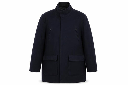 Mens UK Size XL Tokyo Laundry Black Overcoat