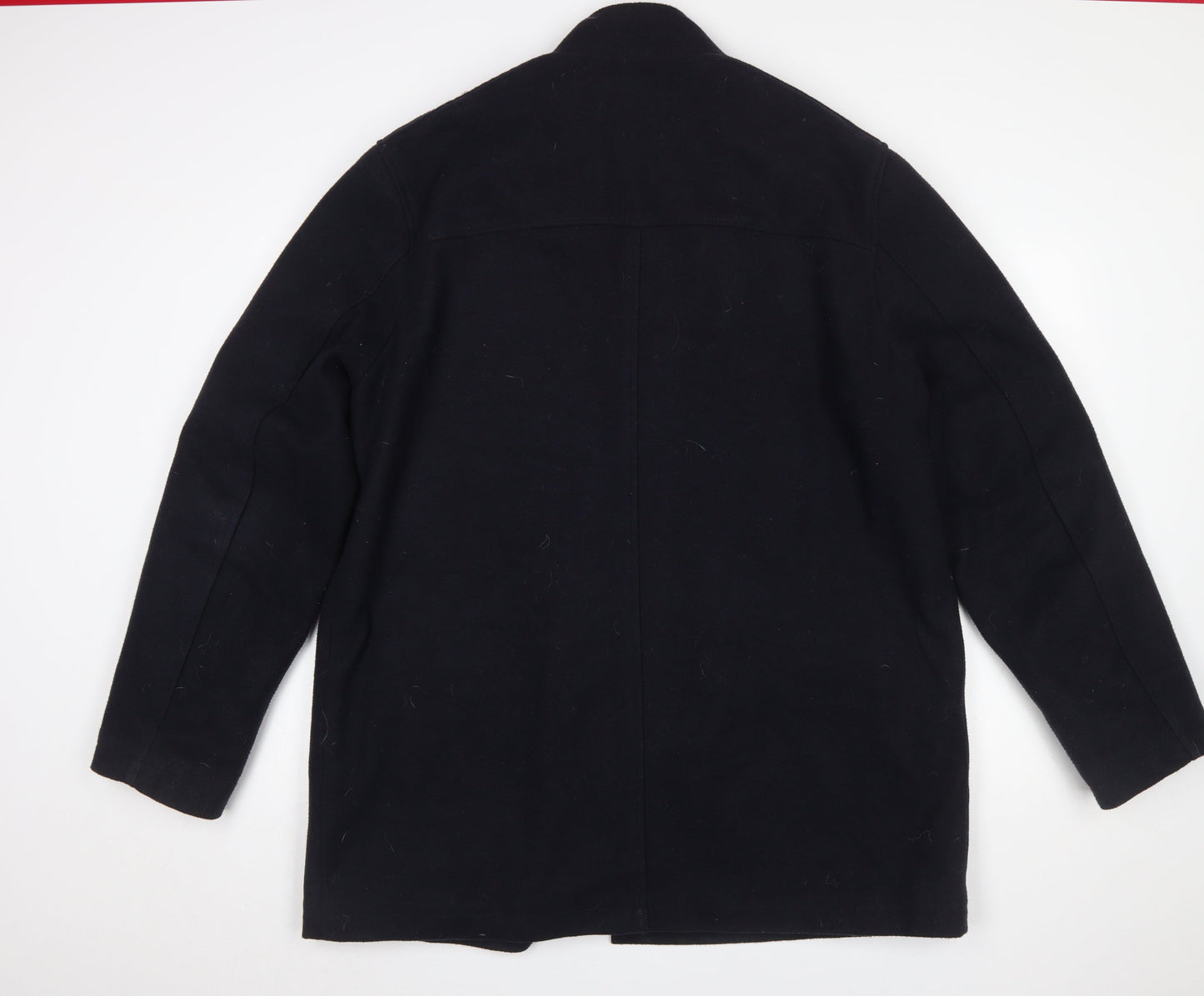 Mens UK Size XL Tokyo Laundry Black Overcoat