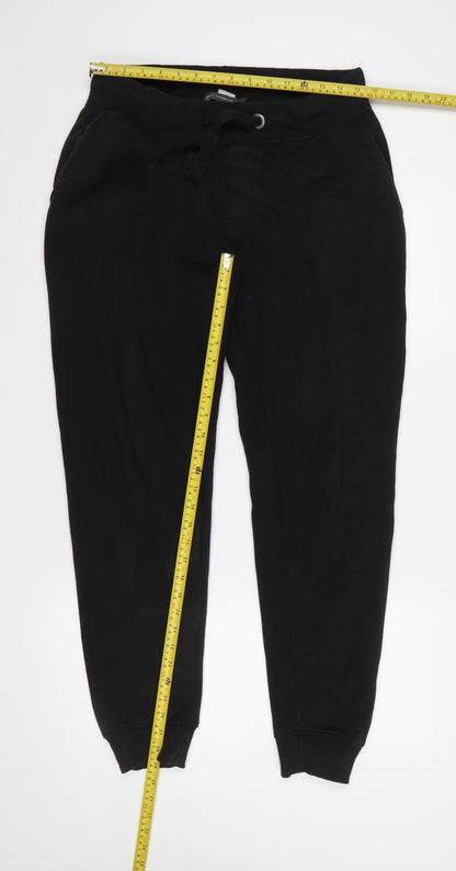 Mens UK Size M French Connection Regular Fit Jogger Black Trousers