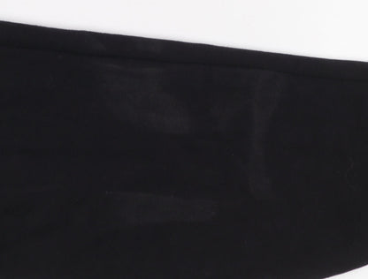Mens UK Size M French Connection Regular Fit Jogger Black Trousers