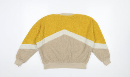 Womens UK Size 8 New Look Beige Pullover Sweatshirt